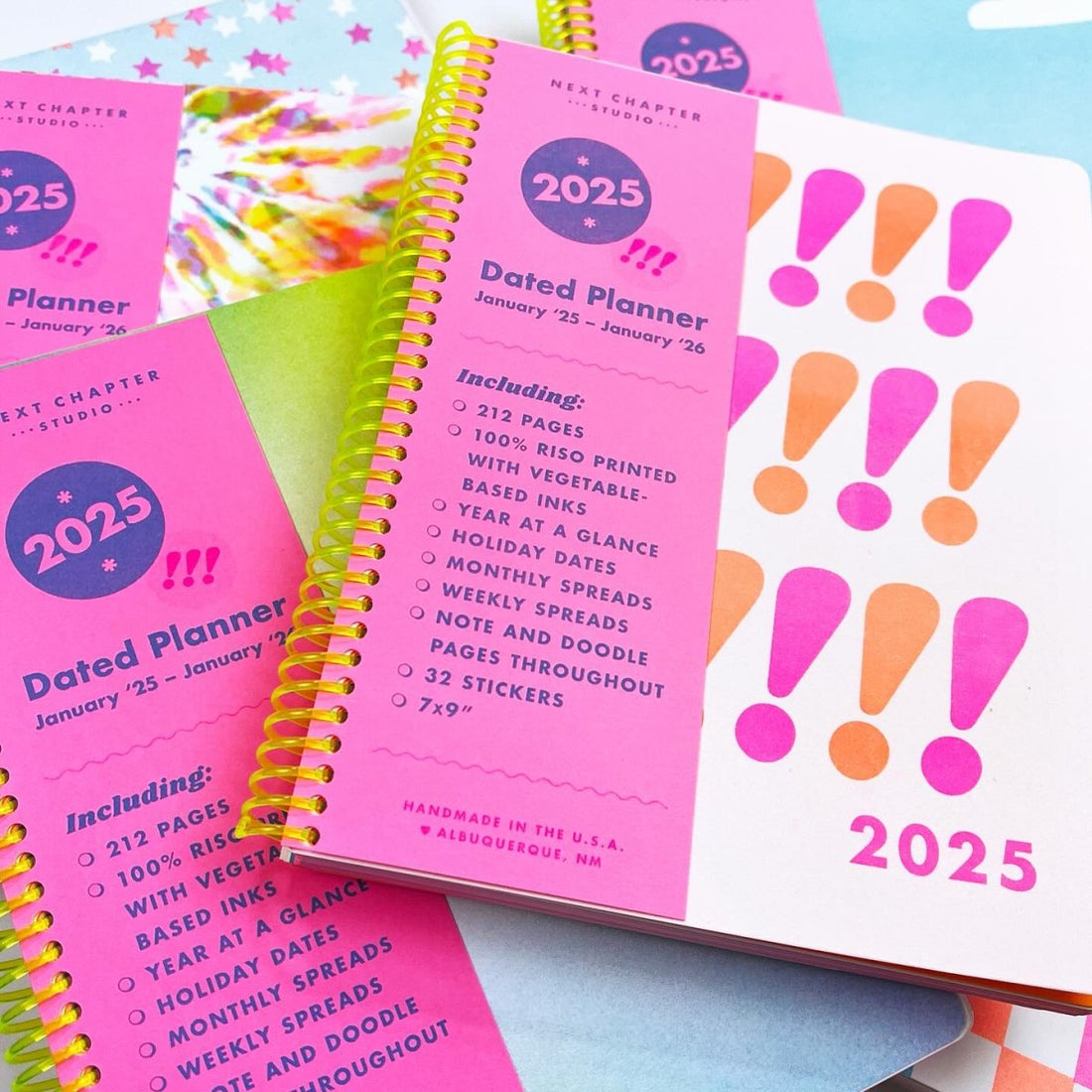 Pre-order Our New 2025 Dated Risograph Planners! - Next Chapter Studio