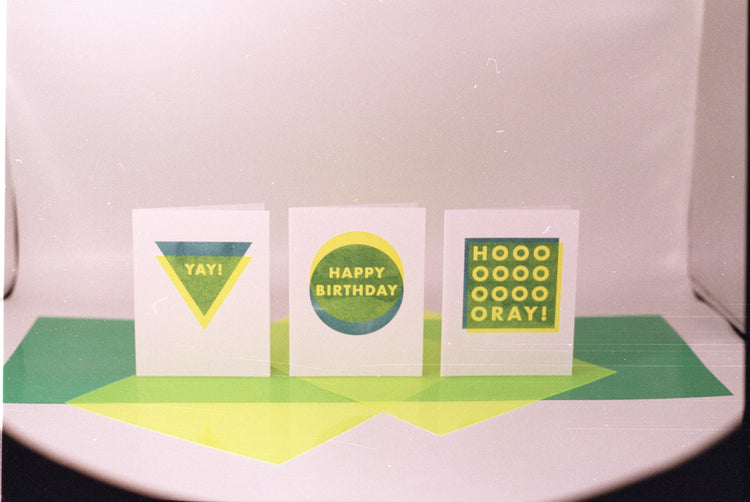 Congratulations - Risograph Greeting Cards | Next Chapter Studio