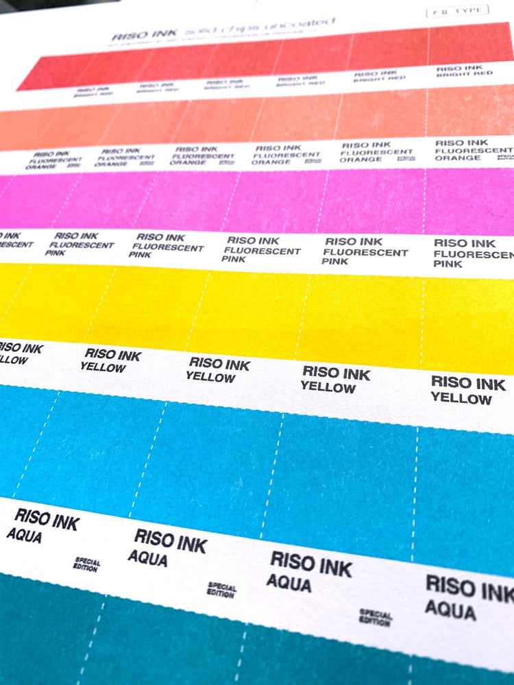 RISO Color Chart Prints | Next Chapter Studio