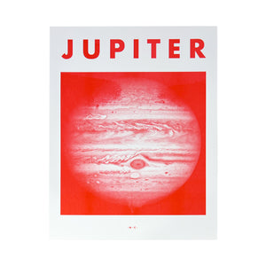 Jupiter - Planet Risograph Print