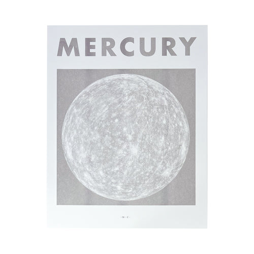 Mercury - Planet Risograph Print