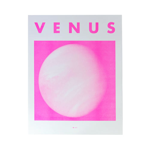 Venus - Planet Risograph Print