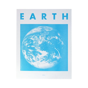 Earth - Planet Risograph Print - Next Chapter Studio