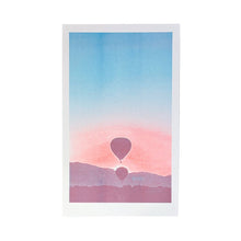 Sandia Sunrise Balloons - Risograph Art Print - Next Chapter Studio