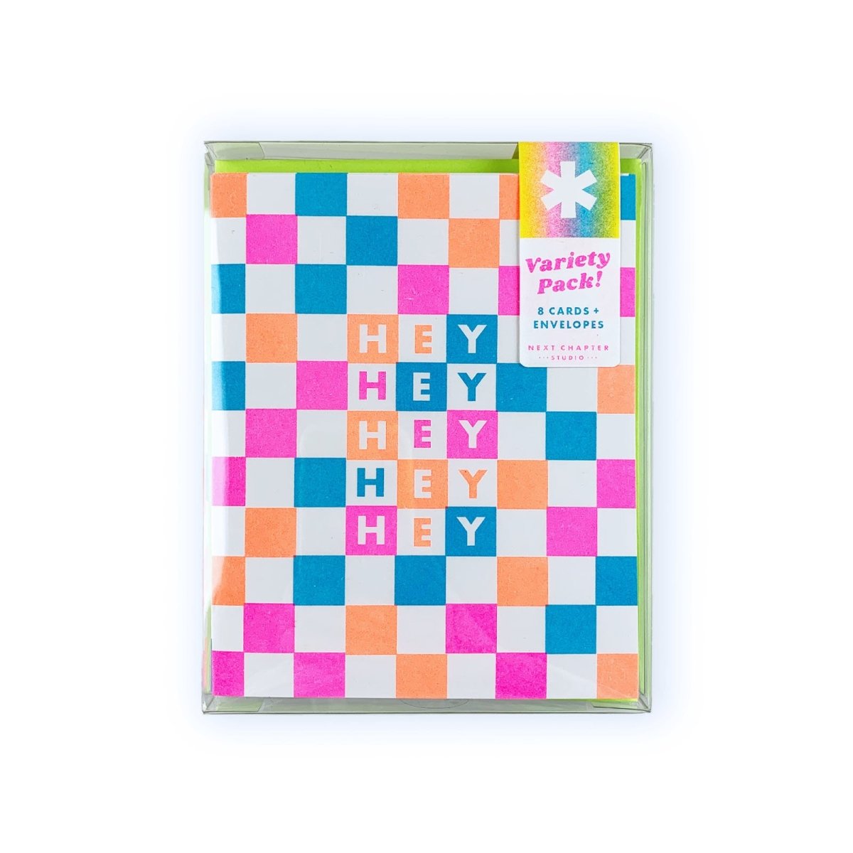 Checkers - Variety Pack - Risograph Greeting Cards - Next Chapter Studio