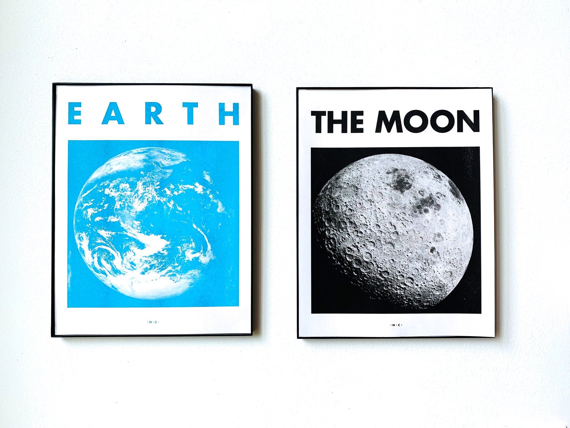 Earth - Planet Risograph Print - Next Chapter Studio