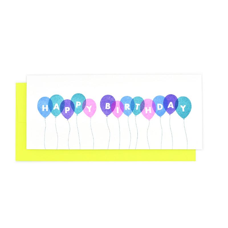 Happy Birthday Balloons Card - Next Chapter Studio