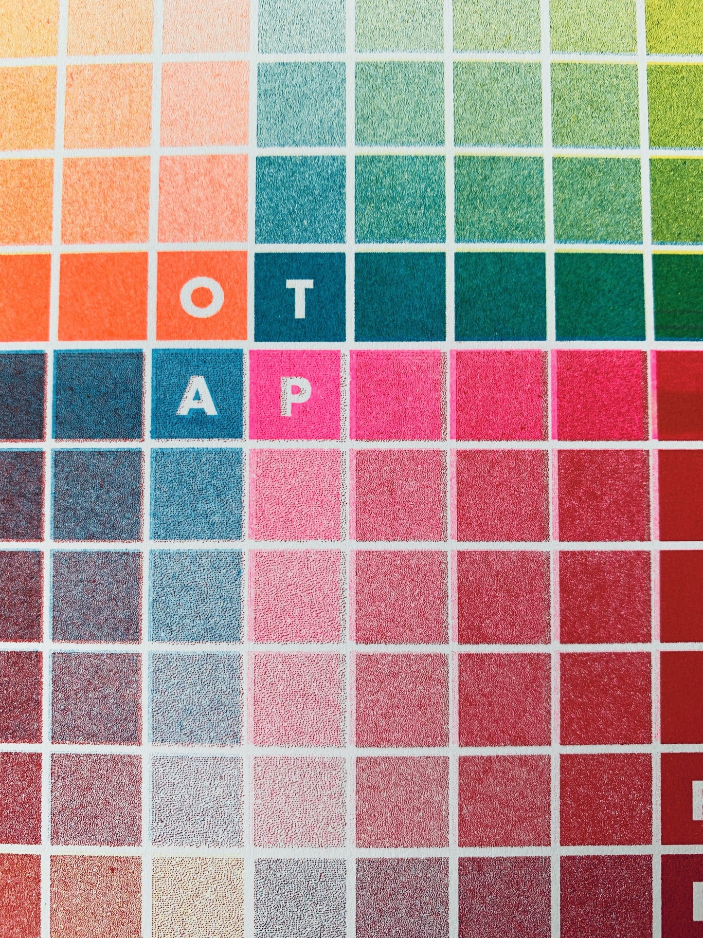 Next Chapter Studio Risograph Color Chart - January 2020 - Next Chapter Studio