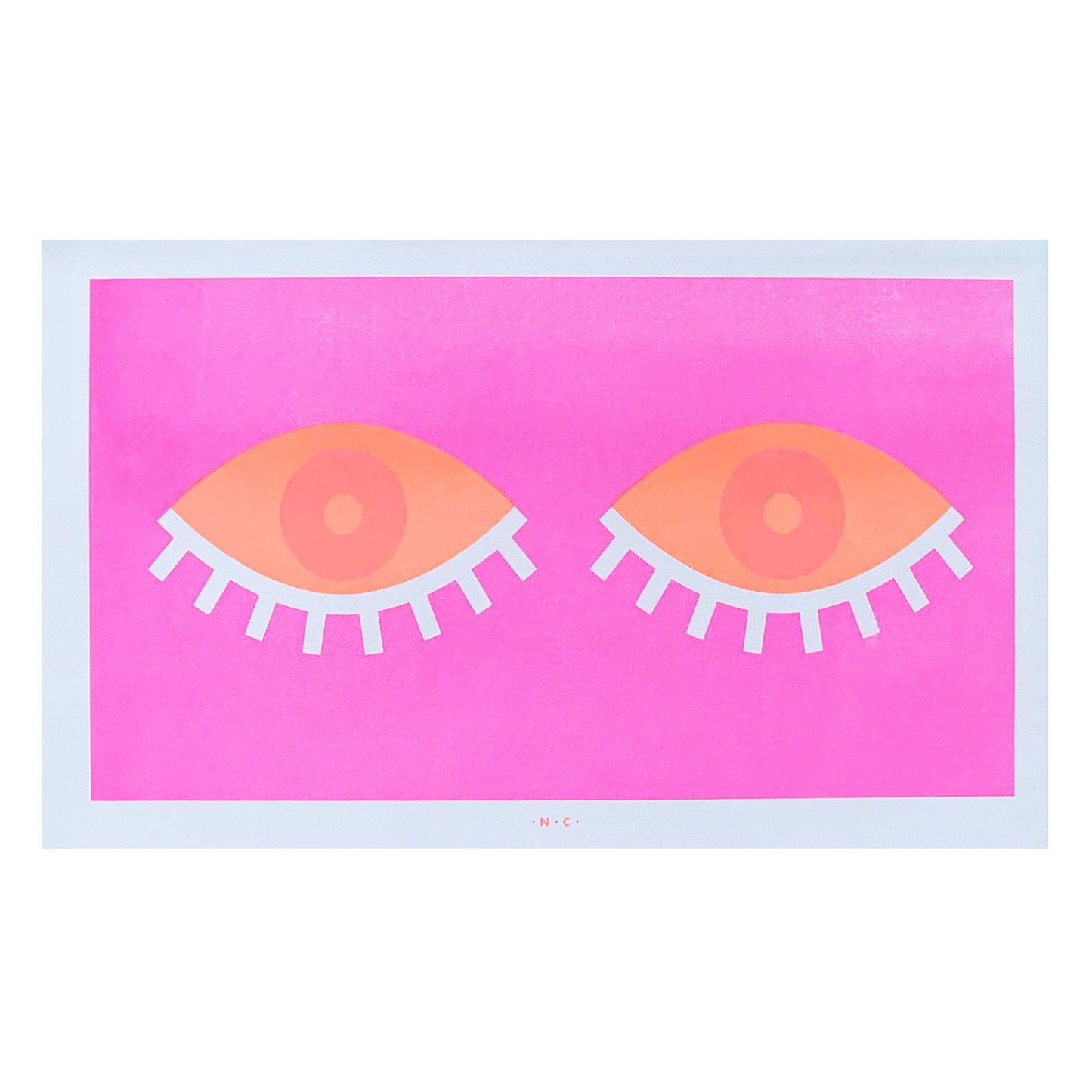 No Sleep Eyes - Art Risograph Print - Next Chapter Studio