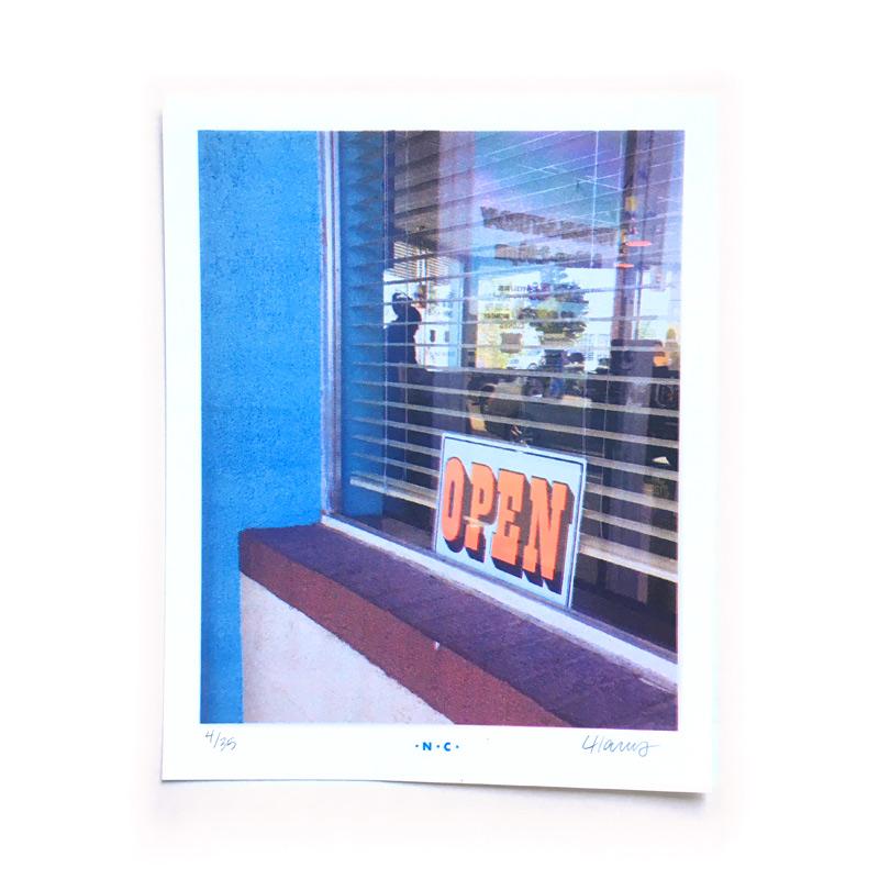 "Open" Half-tone Risograph Print - Next Chapter Studio