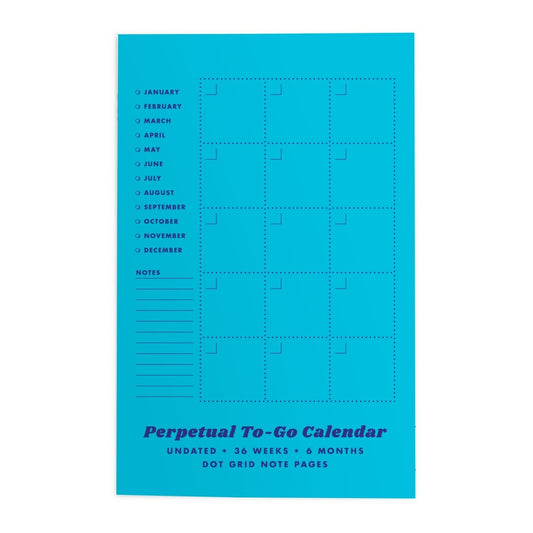 Perpetual To-Go Calendar - Undated - Next Chapter Studio