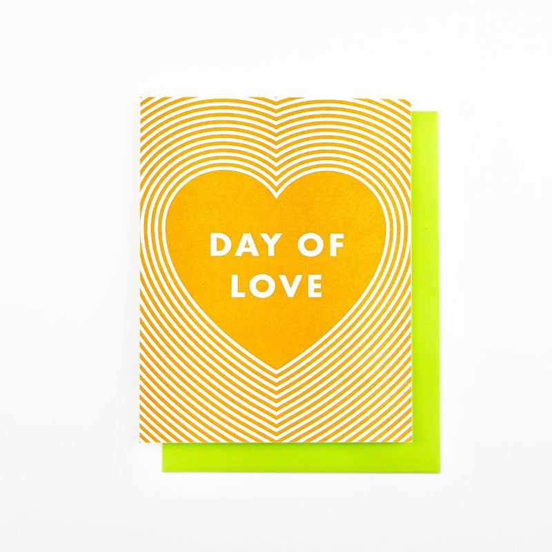 Happy Valentine's Day My Love - Risograph Printed Valentine's Day Card