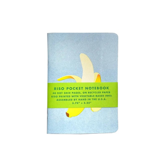 Risograph Pocket Notebook - Banana - Next Chapter Studio