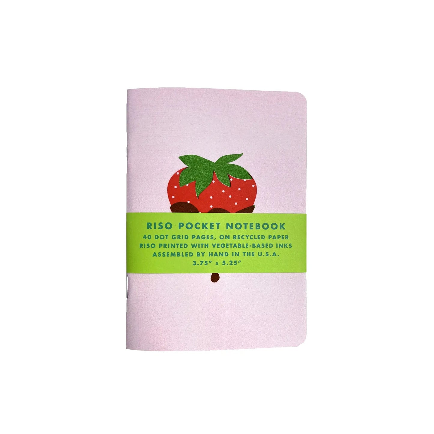 Risograph Pocket Notebook - Strawberry - Next Chapter Studio