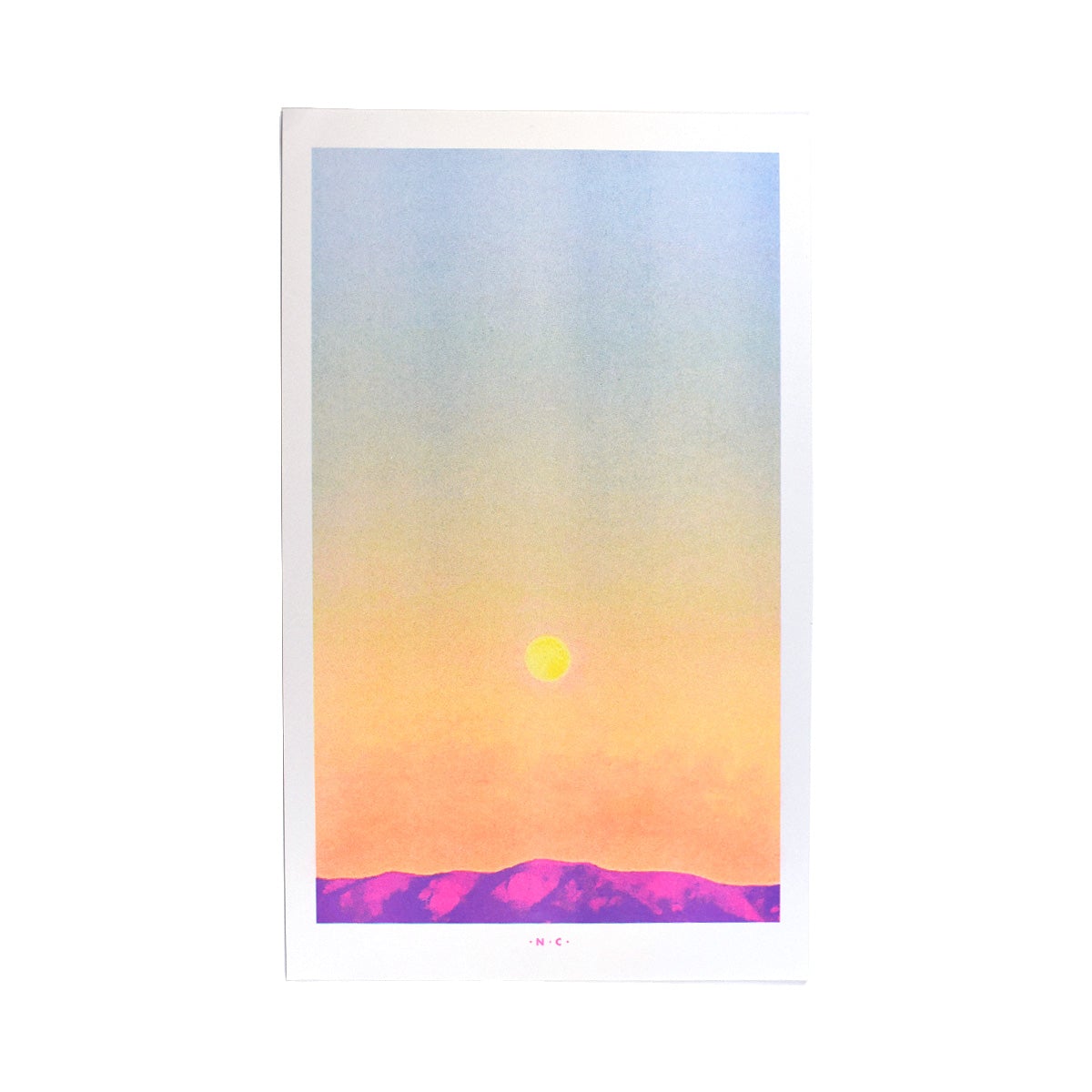 Solar #17, original Risograph 8 1/2 × offers 11 print