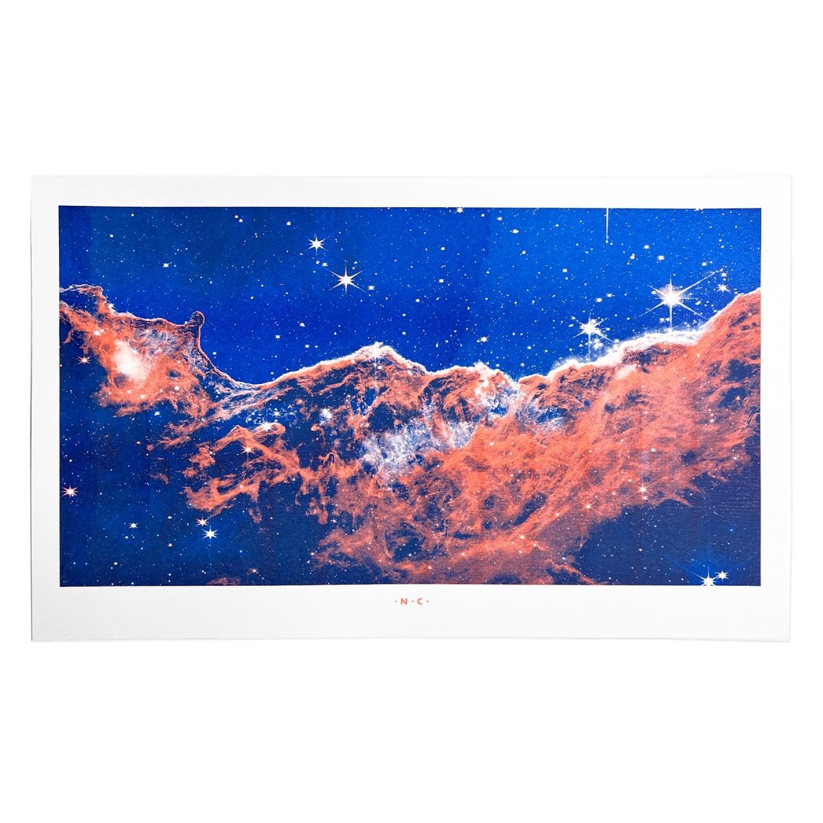 Webb Telescope's Cosmic Cliffs - Risograph Print - Next Chapter Studio