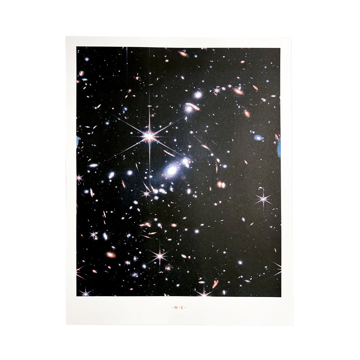 Webb Telescope's Deep Field - Risograph Print - Next Chapter Studio